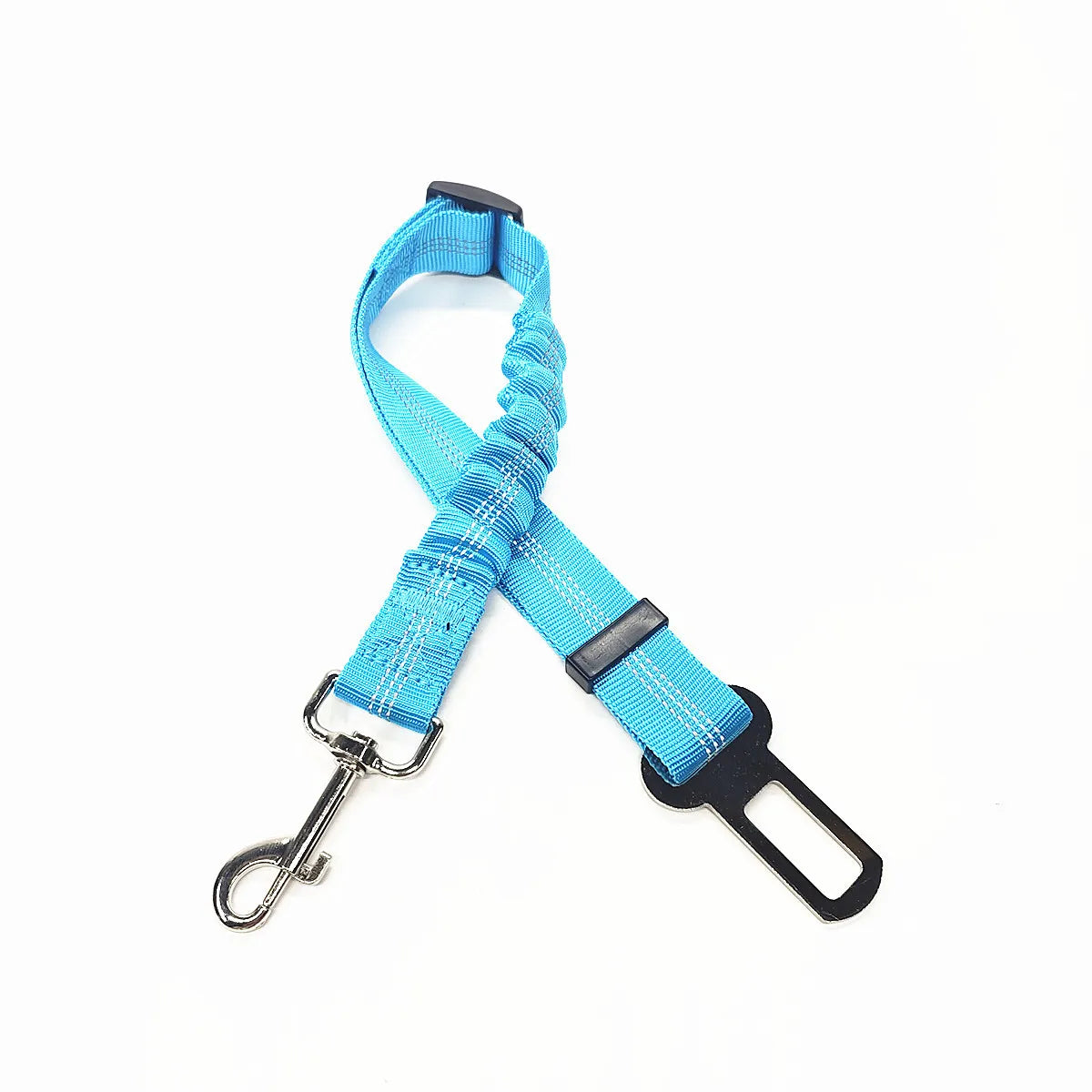 PawSecure™ Elastic Car Restraint – Reflective Travel Safety for Dogs