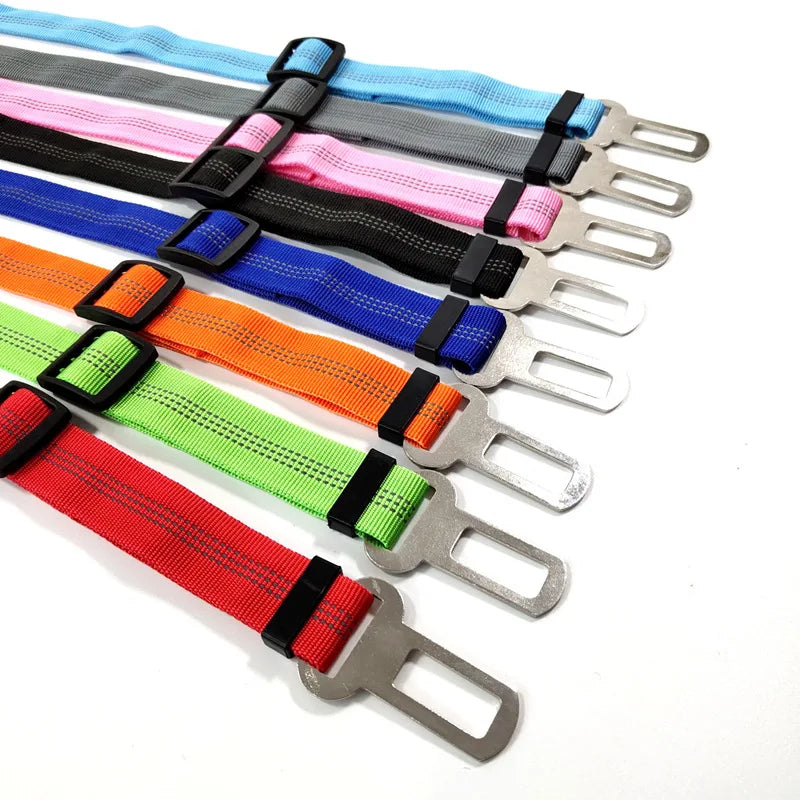 PawSecure™ Elastic Car Restraint – Reflective Travel Safety for Dogs