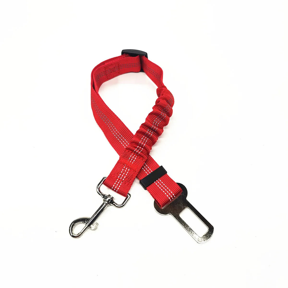 PawSecure™ Elastic Car Restraint – Reflective Travel Safety for Dogs