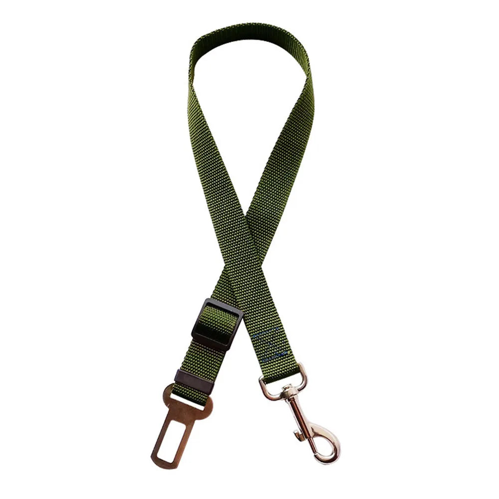 PawSecure™ Elastic Car Restraint – Reflective Travel Safety for Dogs