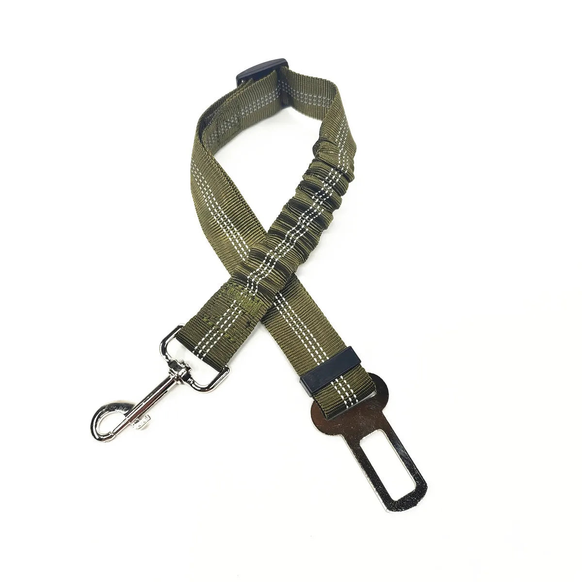 PawSecure™ Elastic Car Restraint – Reflective Travel Safety for Dogs