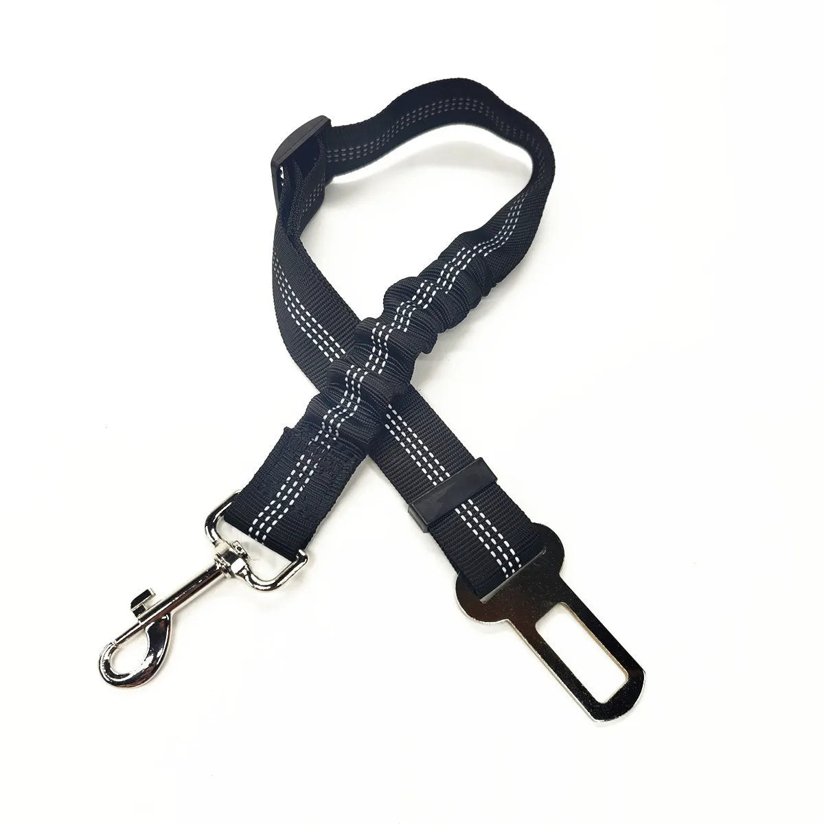 PawSecure™ Elastic Car Restraint – Reflective Travel Safety for Dogs